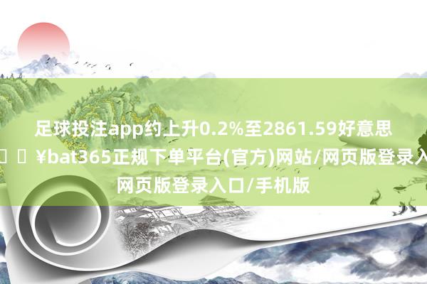 足球投注app约上升0.2%至2861.59好意思元/盎司-🔥bat365正规下单平台(官方)网站/网页版登录入口/手机版