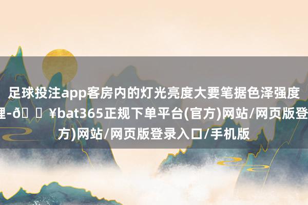 足球投注app客房内的灯光亮度大要笔据色泽强度和时辰自动调理-🔥bat365正规下单平台(官方)网站/网页版登录入口/手机版