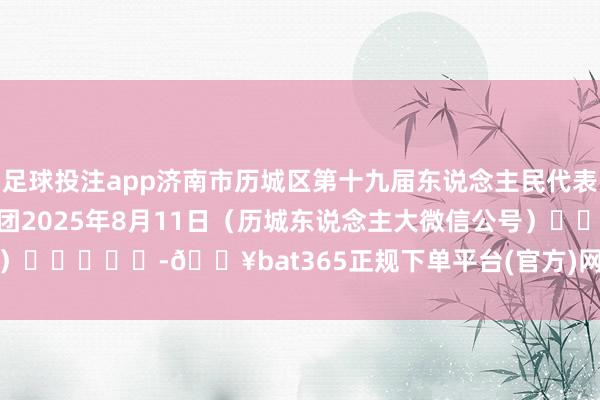 足球投注app　　济南市历城区第十九届东说念主民代表大会　　第五次会议主席团　　2025年8月11日　　（历城东说念主大微信公号）　　					-🔥bat365正规下单平台(官方)网站/网页版登录入口/手机版